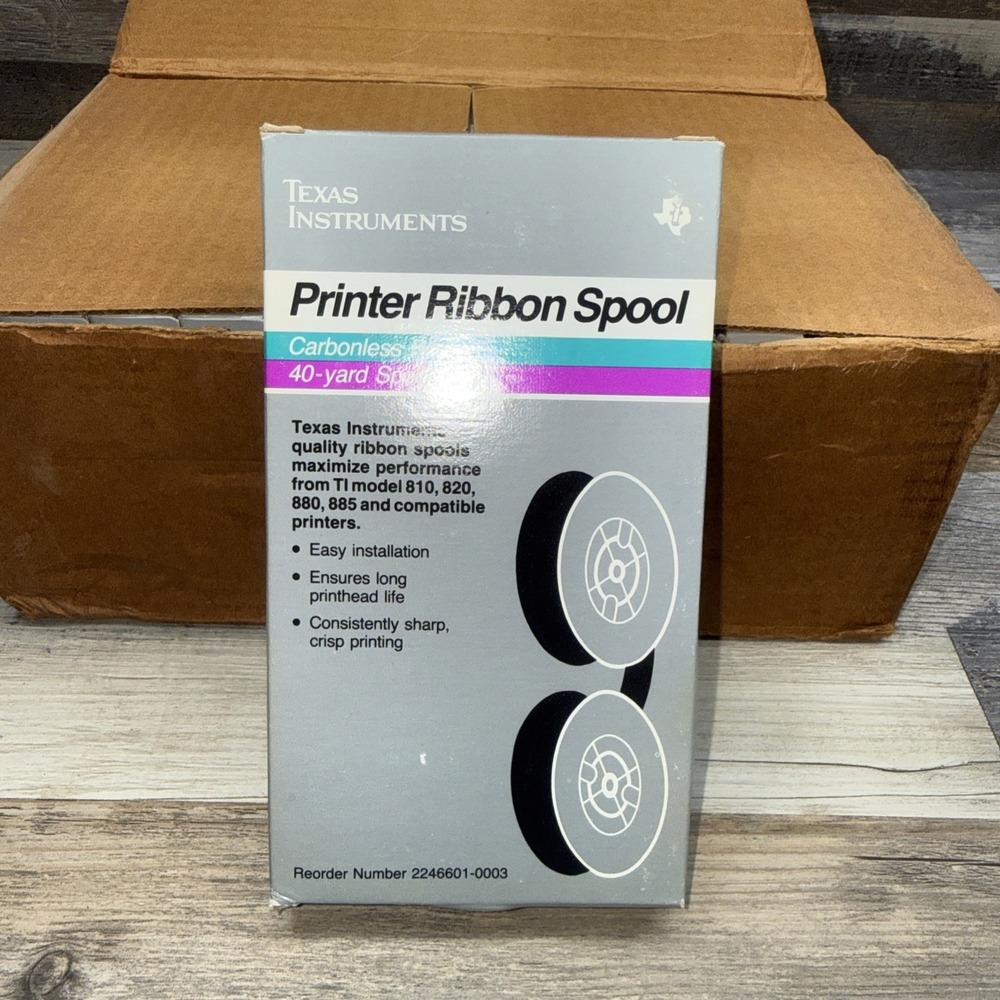 TEXAS INSTRUMENTS Printer Ribbon Spool Memorex IBM Data General Lot Of 12